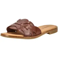 Gabor "Gabor Pantoletten Leder", Damen, braun, Leder, Schuhe Pantolette