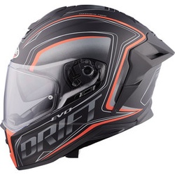 Drift Evo Integra Motorradhelm schwarz, XL
