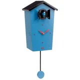 Kookoo Pendelwanduhr BirdHouse blau