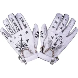 By City Second Skin Tattoo Ii Handschuhe - White - XL