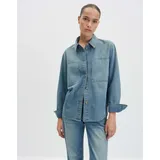 someday. Jeansbluse Zutie Blau 38