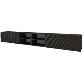 altdecor Zeno Lowboard 300 cm Schwarz Holz