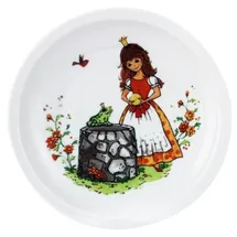 Eschenbach Porzellan Eschenbach Teller flach 20 cm, Froschkönig