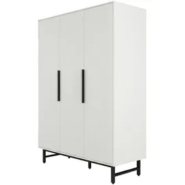 Home Deluxe Kleiderschrank NYLA 150 x 200 cm Holzwerkstoff weiß