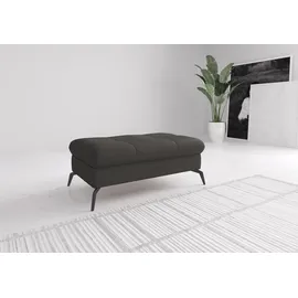 sit&more Polsterhocker Amica mit Stauraum 102 x 47 x 69 cm Grau