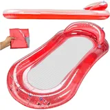 Aufblasbarer Pool-Schwimmring mit Netz, Wasserhängematte