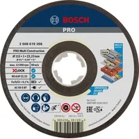 Bosch Trennscheibe X-Lock Multi Construction 115 mm x 1 mm x 22,23 mm