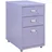 [en.casa] Kökar Schubladenschrank 48 x 28 x 41 cm Lila
