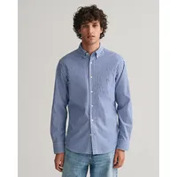 GANT Reg Stripe Langarmhemd - College Blue - 4XL