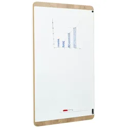 ROCADA NAT6420 Schreibtafel lack. auf Holzträger Magneth. 115x75cm , holz