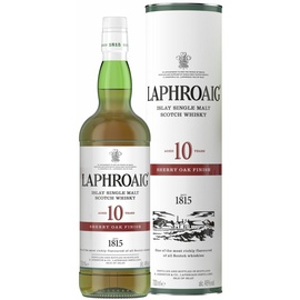 Laphroaig 10 Years Old Sherry Oak Finish Islay Single Malt Scotch 48% vol 0,7 l Geschenkbox