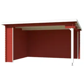 Lasita Maja Columbus Gartenhaus 4,25 x 3 m Rot