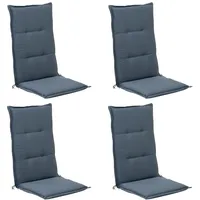 GO-DE Hochlehner Auflage 120 x 50 x 5 cm hellblau 4 St.