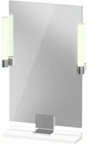 Duravit LED-Spiegel 9 W Sivida 45x65x3,6cm, w m, Leu., au, stl, Gr. chr