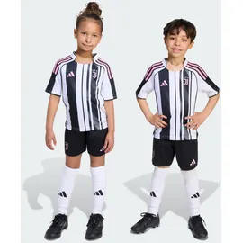 adidas Juventus Turin 25/26 Kids Mini-Heimausrüstung - White / Black - 116
