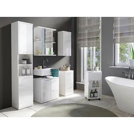 byLIVING Waschbeckenunterschrank Nebraska B: 60 cm weiß