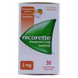 Nicorette 2 mg freshfruit Kaugummi