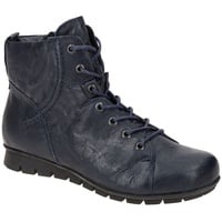 THINK! Damen Menscha, Chromfrei gegerbte, Lodenfutter Stiefelette, 8000 Navy, 36 EU