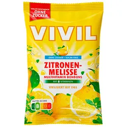 VIVIL® Zitronenmelisse ohne Zucker Bonbons 120,0 g