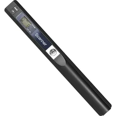 Portable Handheld Wand Wireless Scanner A4 Größe 900DPI JPG / PDF Formate LCD-Display mit Schutztasche für Geschäftsdokument erhält Buchbilder...