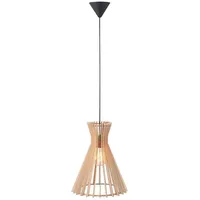 Nordlux Groa 1-flg. 34 cm eckig Holz braun