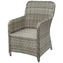 bellavista - Home & Garden® Ria Dining-Sessel 92 x 64 x 65 cm grau 2 St.