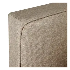 Mendler Schlafsessel HWC-L90, Klappsessel Schlafsofa Gästebett Relaxsessel, Liegefläche 197x103cm Stoff/Textil ~ taupe