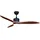 Klarstein SkyBreeze 132 cm Deckenventilator Walnuss