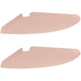 hliofuir Schweberegal 2er Set Rosa Wandregal Eckregal 30x30cm aus Stahl Mattes Wandboard Viertelrund Schwebendes Regal für Wohnzimmer Küche Bad Dekoration Wandmontage