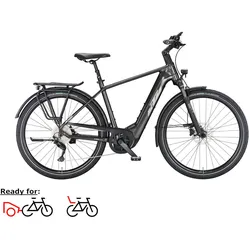 KTM Macina Style 740, Diamant, M51 - 750WH, Freilauf, machine grey, 28