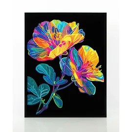 needleart world (hong kong) ltd. Diamond Painting Neon Blumen Kreativset
