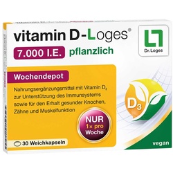 vitamin D-Loges 7.000 internationale Einheiten pflanzlich