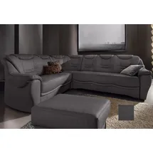 sit&more Ecksofa SIT & MORE "Benson L-Form", grau (anthrazit), B:265cm H:94cm T:215cm, NaturLeder;Luxus-Microfaser;Luxus-Kunstleder;Primabelle-Microfaser, Sofas, Ecksofa, wahlweise mit Bettfunktion