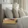 Relaxdays Nachttisch 37 x 14 x 26,5 cm Natur