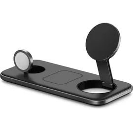 Satechi Magnetic 2-in-1 Wireless Charging Stand Space Gray