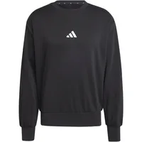 Adidas Essentials Feelcozy Fleece Sweatshirt Black/White, XS