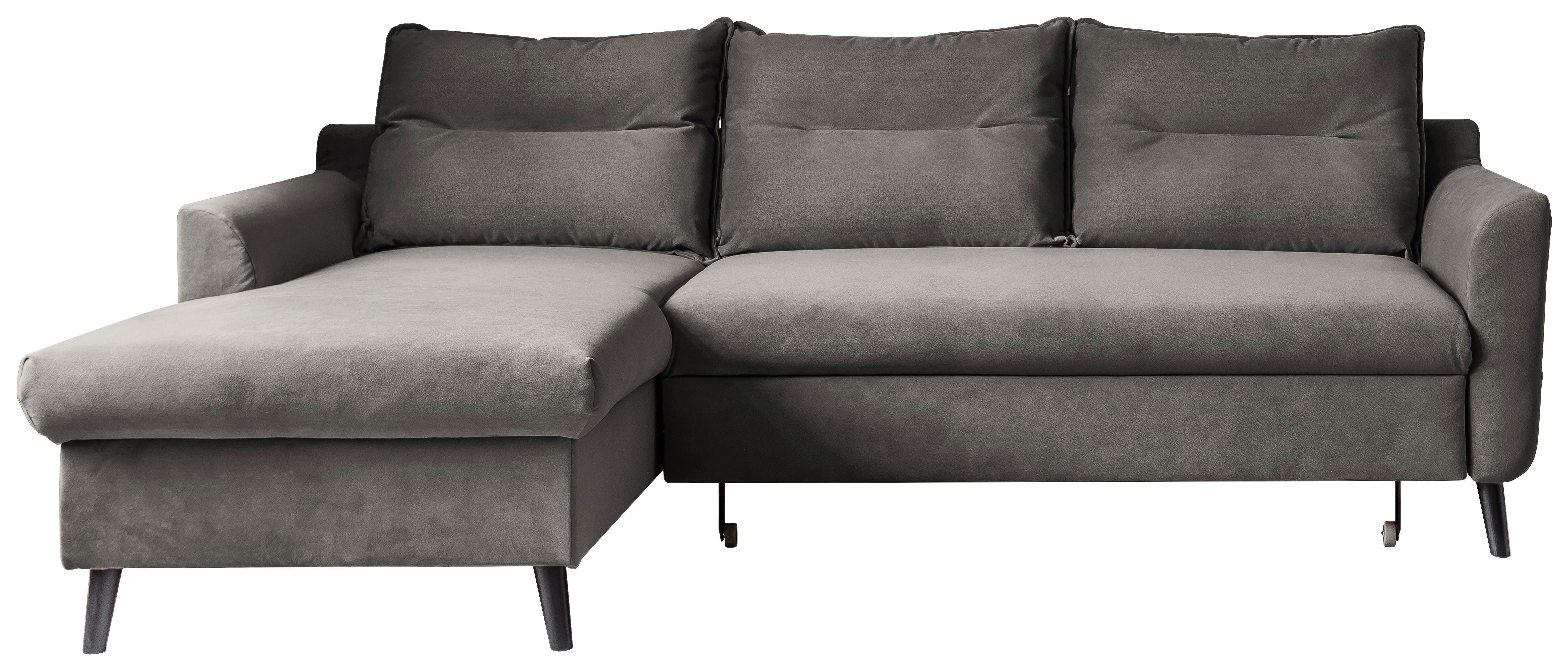 Eckschlafsofa in Dunkelgrau  ́STYLISH STAN DUNKELGRAU ́