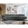 MKS Meble Eckcouch Cord 3-Sitzer Grau