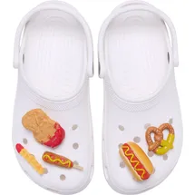 Crocs JibbitzTM YUM Dipped Junk Food Schuhanstecker 5 Stück Gelb/Mehrfarbig