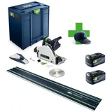 Festool Tauchsäge TSC 55 KEB-Basic 100Y inkl. FS 1400/2 + 2x Akku 5,0