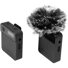 RELACART MIPASSPORT Ansteck Kamera-Mikrofon Uebertragungsart (Details):Funk inkl. Windschutz, Blitzs