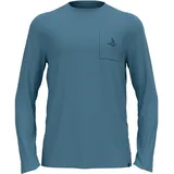 Odlo Merino 200 Pocket Langarm-baselayer - Provincial Blue - XL