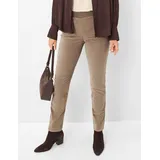 RAPHAELA by BRAX Flared Fit Cordhose mit Viskose-Anteil Modell PAMINA Taupe, 48