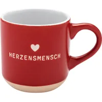 GRUSS & CO Espressotasse Motiv Herzensmensch, 10 cl,