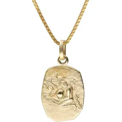 trendor 15382-02 Wassermann Sternzeichen Gold 333 mit vergoldeter Silberkette, 40 cm