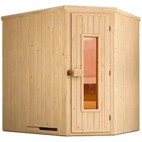 wekaholzbau VARBERG 1 inkl. 4,5 kW Bioofen + ext. Steuerung