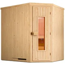 wekaholzbau VARBERG 1 inkl. 4,5 kW Bioofen + ext. Steuerung