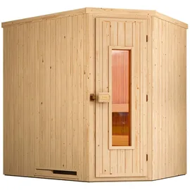 wekaholzbau VARBERG 1 inkl. 4,5 kW Bioofen + ext. Steuerung