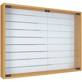 VCM Hängevitrine Mandosa XXL 80 x 10 x 60 cm Braun