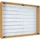 VCM Hängevitrine Mandosa XXL 80 x 10 x 60 cm Braun